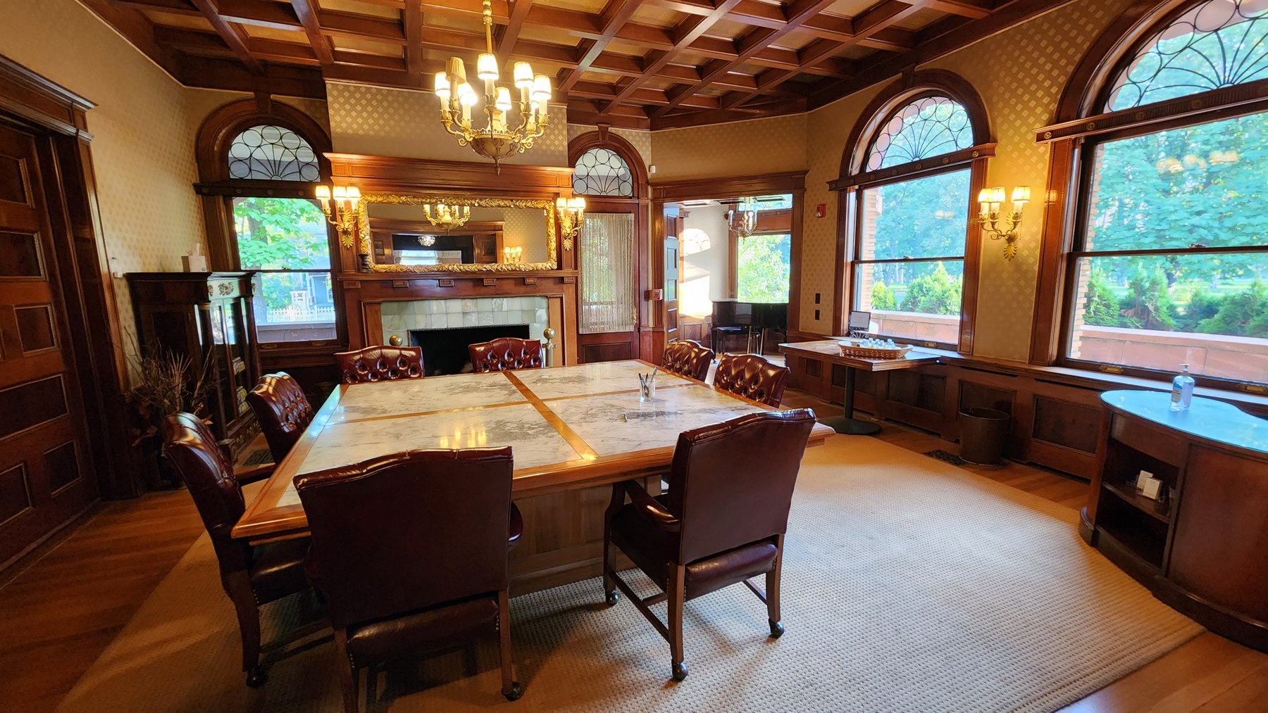 Library at Patsy Clark Mansion